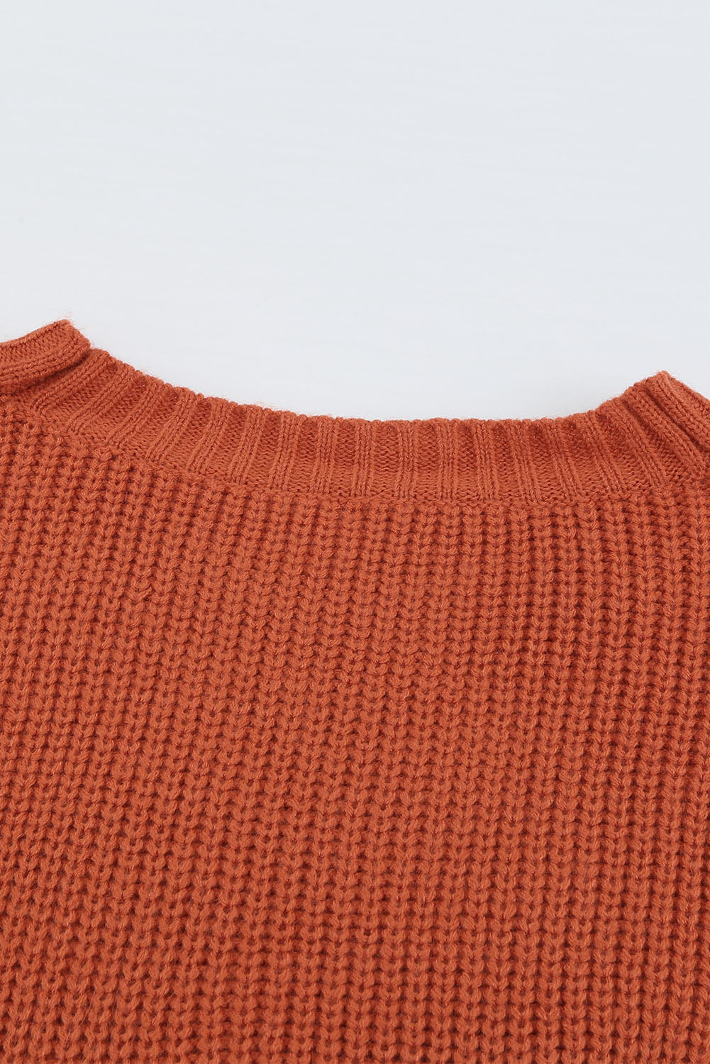 Bubble Sleeve Cropped Knit Sweater