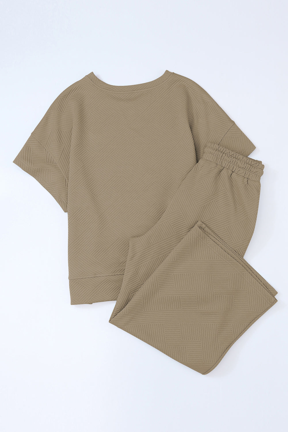 Loose Fit T Shirt and Drawstring Pants Set
