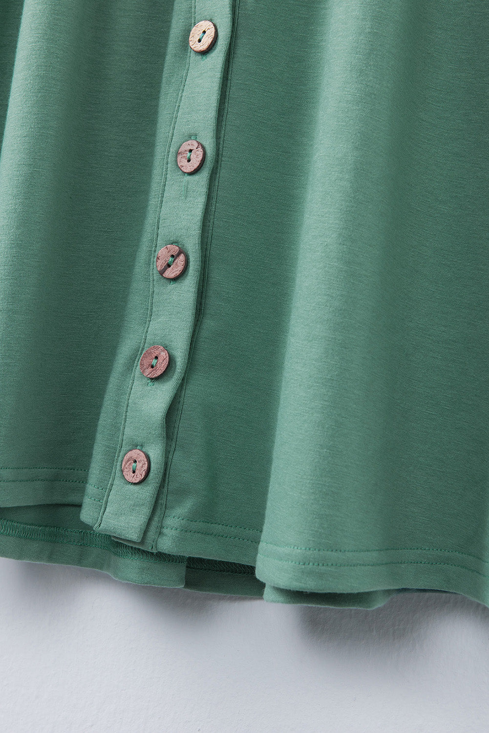 Sleeveless Button Front Short Basics Dress