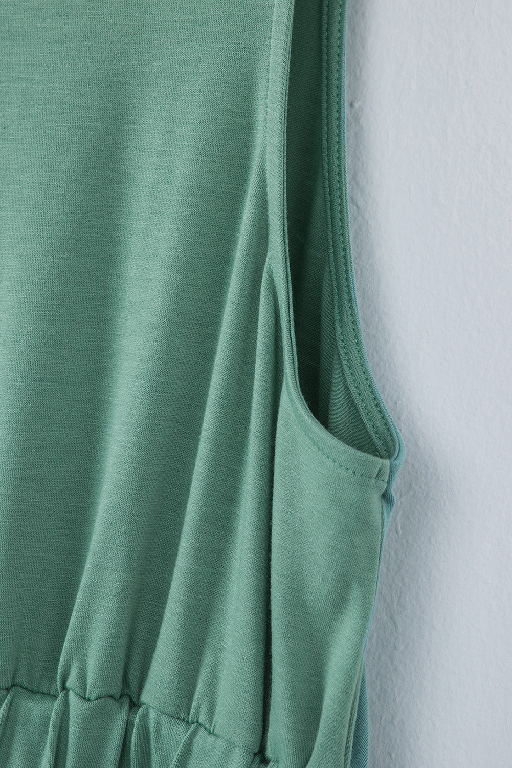 Sleeveless Button Front Short Basics Dress