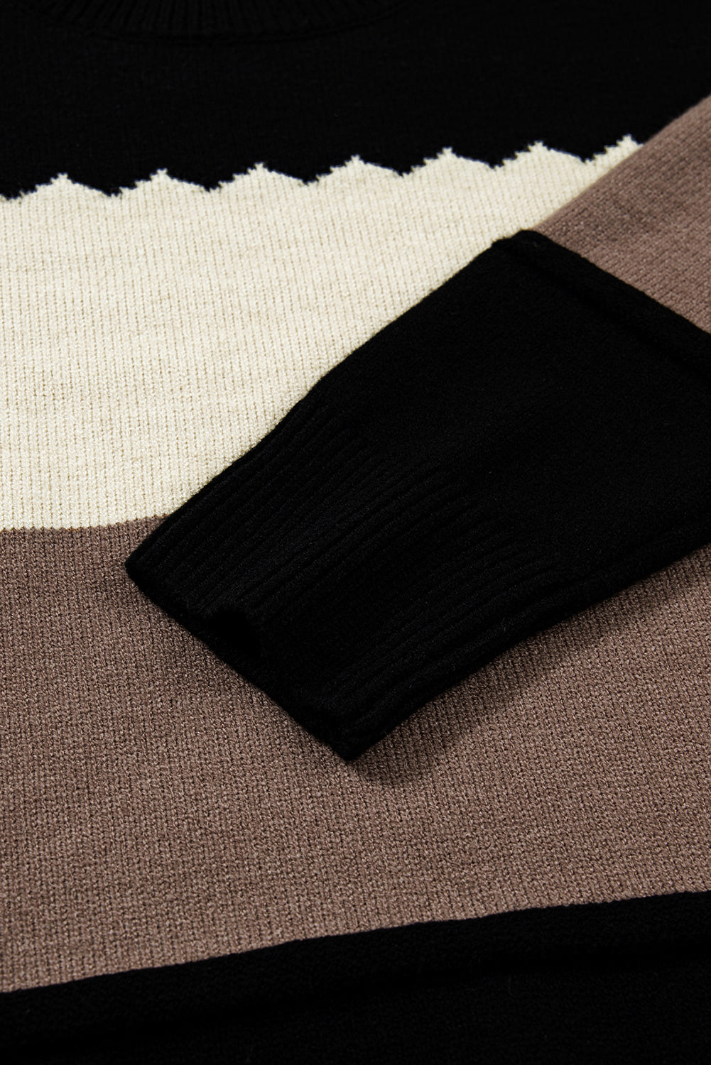 Crew Neck Drop Shoulder Sweater