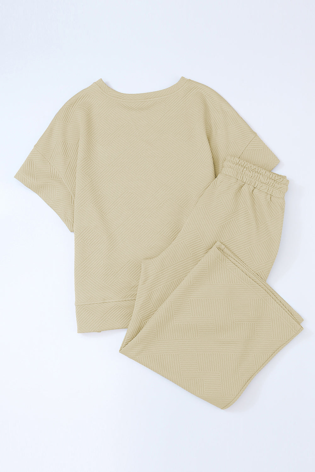 Loose Fit T Shirt and Drawstring Pants Set