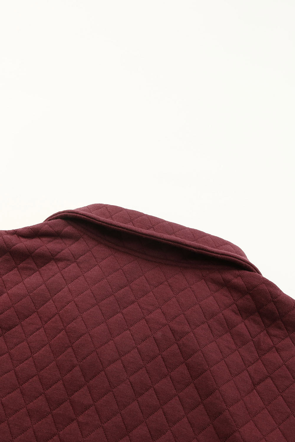 Plaid Trim Sweatshirt