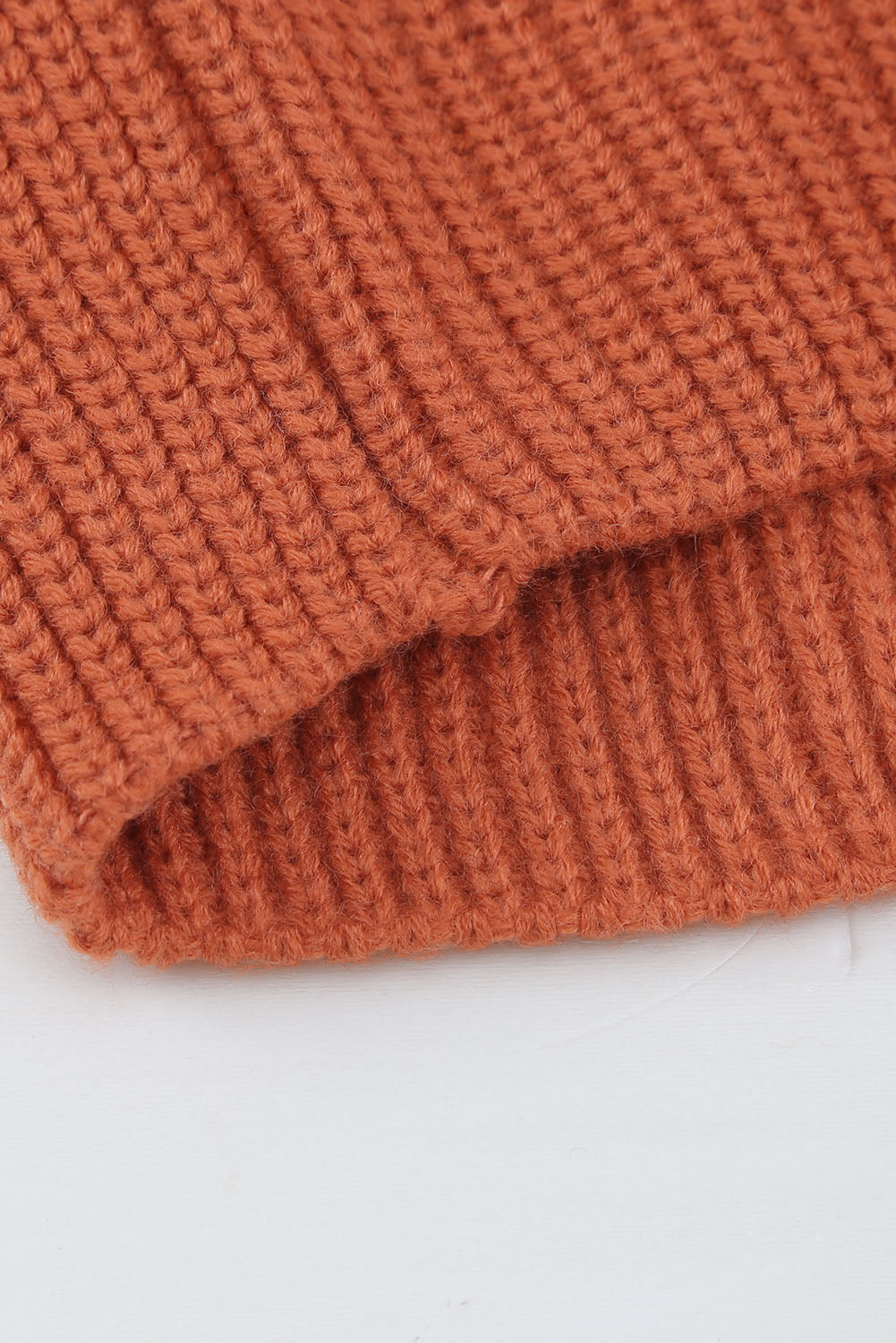 Bubble Sleeve Cropped Knit Sweater