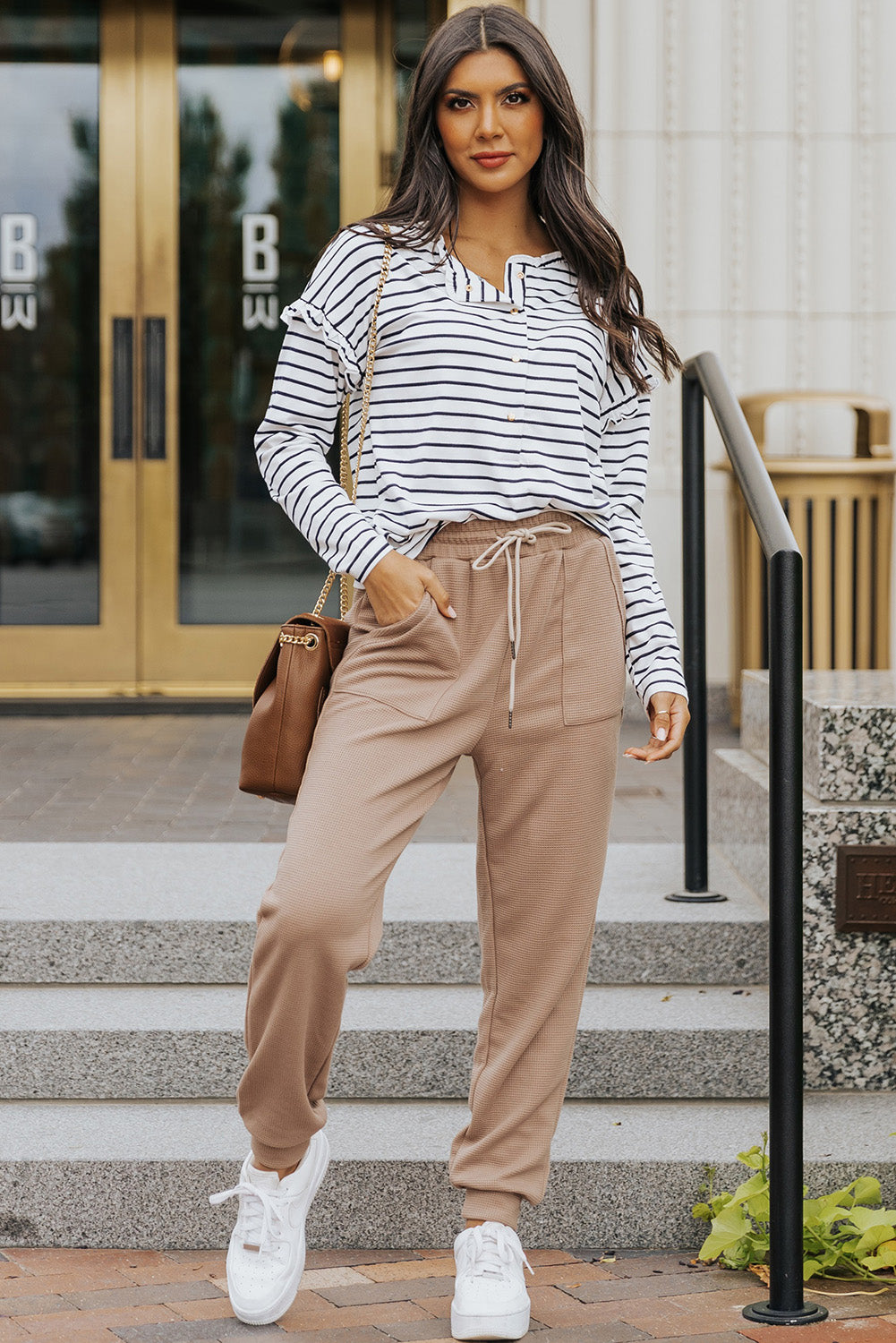 Striped Long Sleeve Top