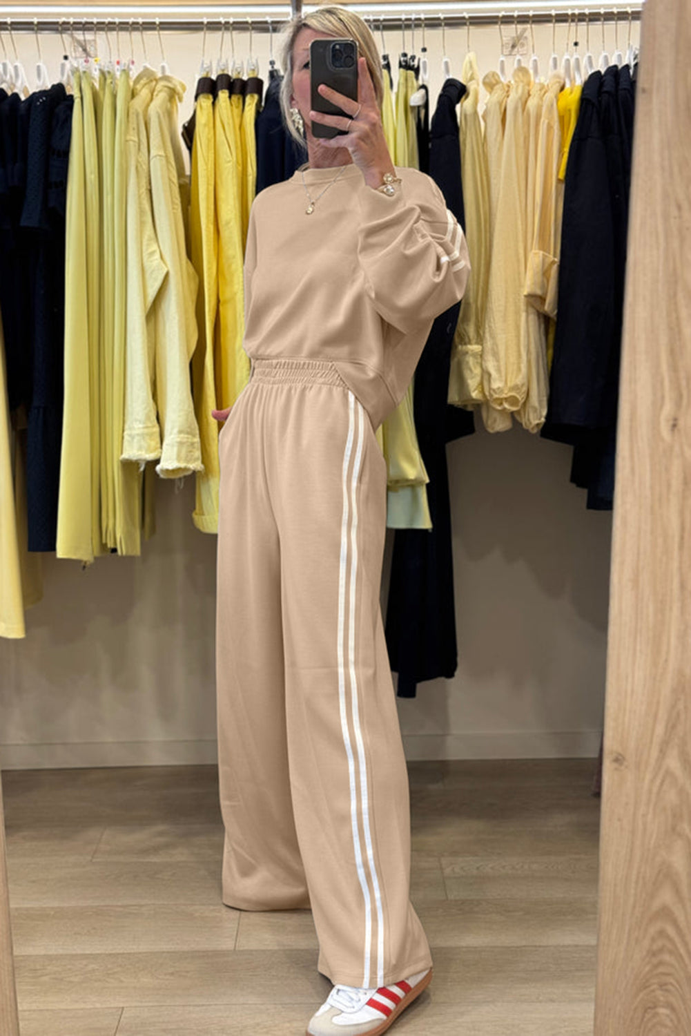 Wide Leg Pants 2pcs Outfit