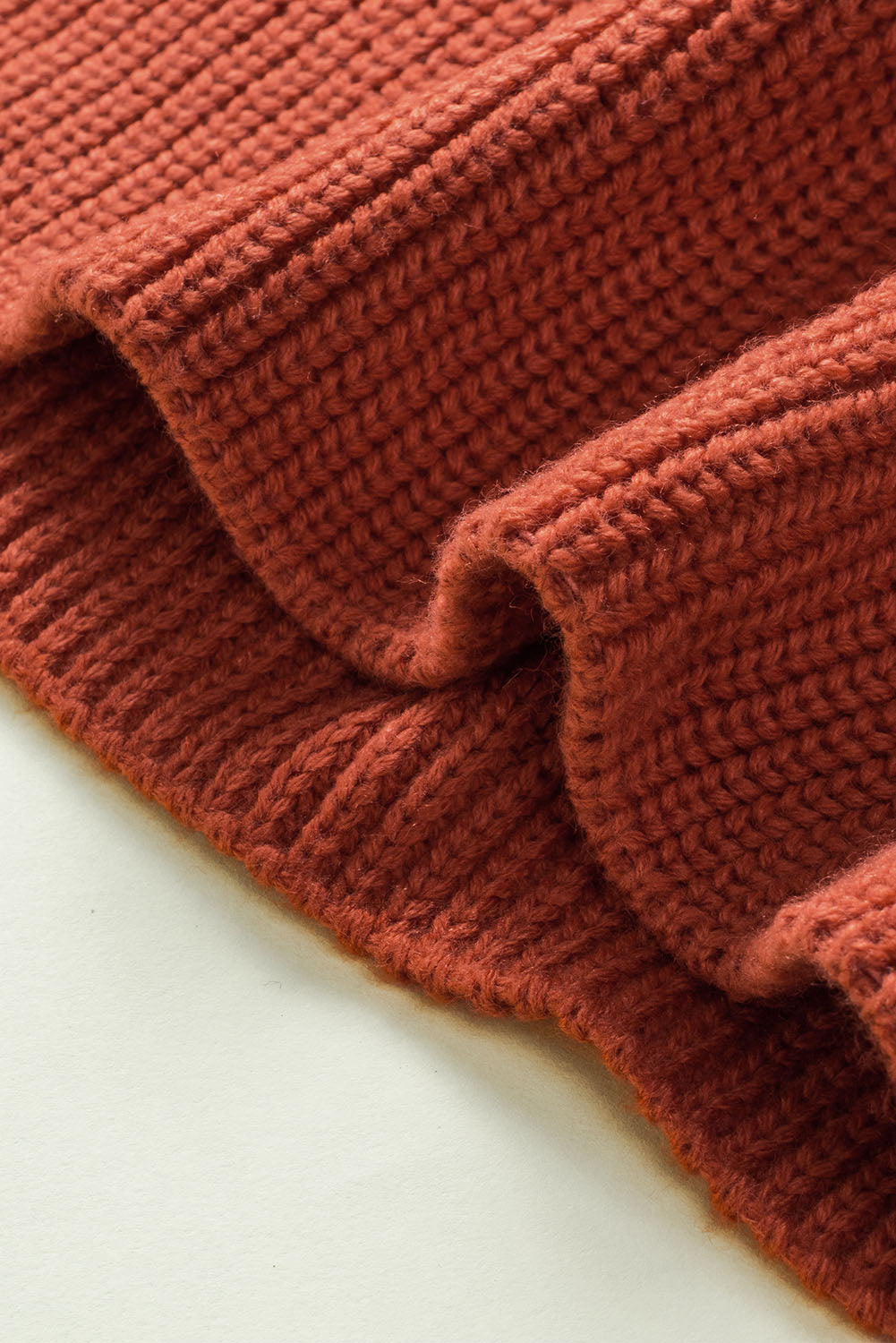 Bubble Sleeve Cropped Knit Sweater