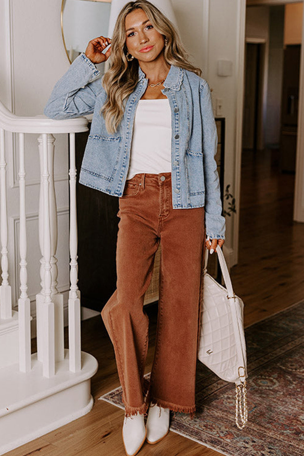 Button Up Denim Jacket