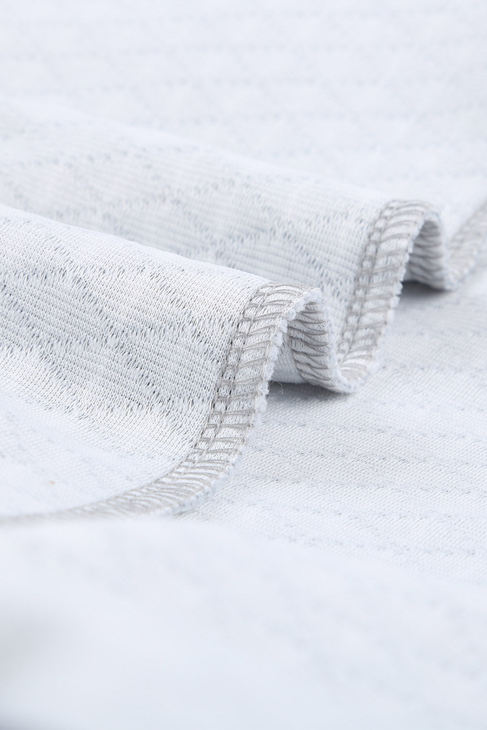 Quilted Snap Button Sweatshirt