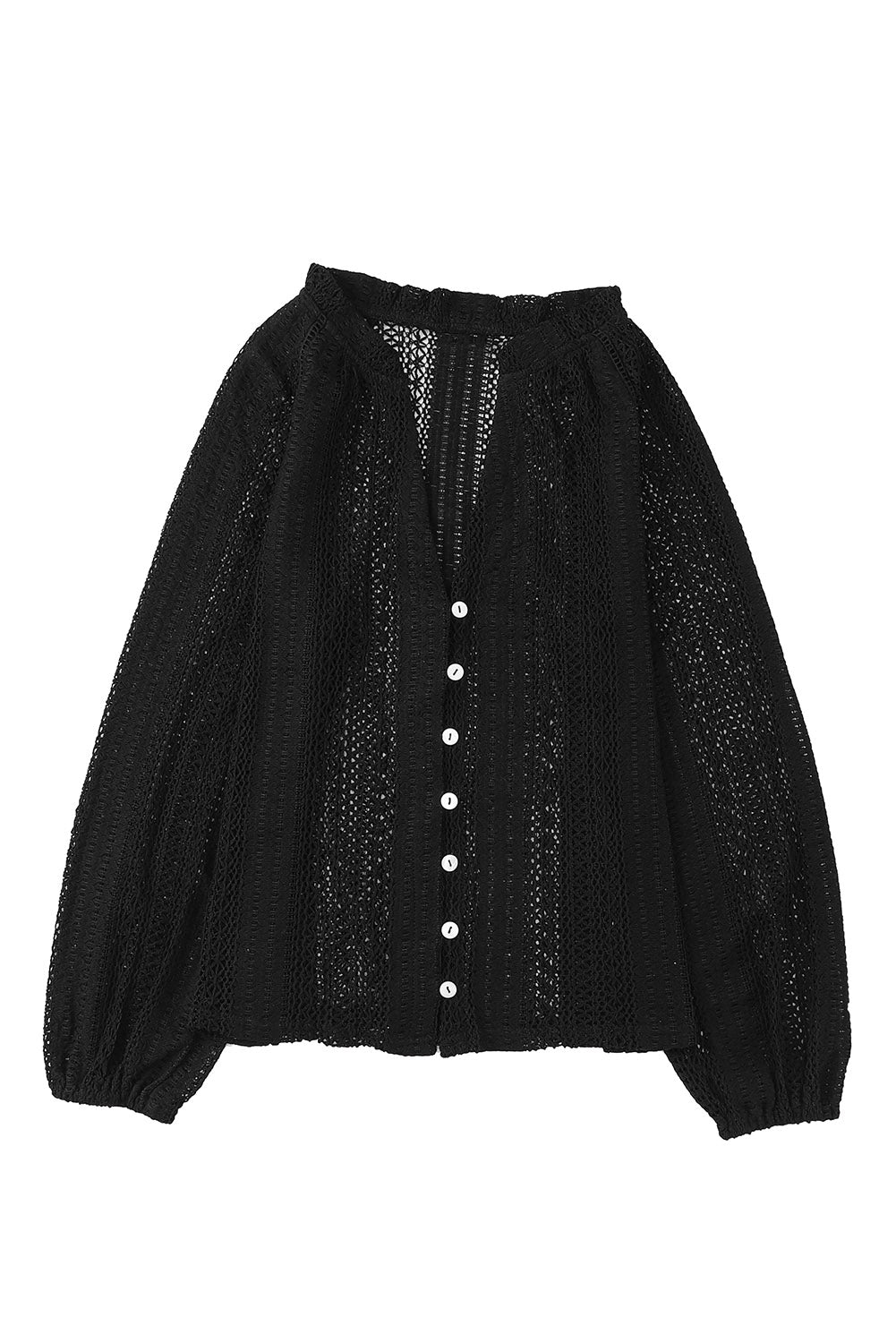 Raglan Sleeve Crochet Top