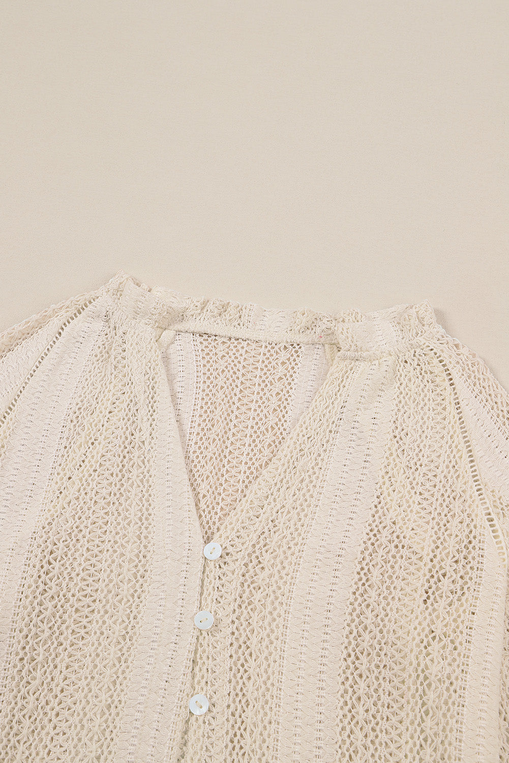 Raglan Sleeve Crochet Top