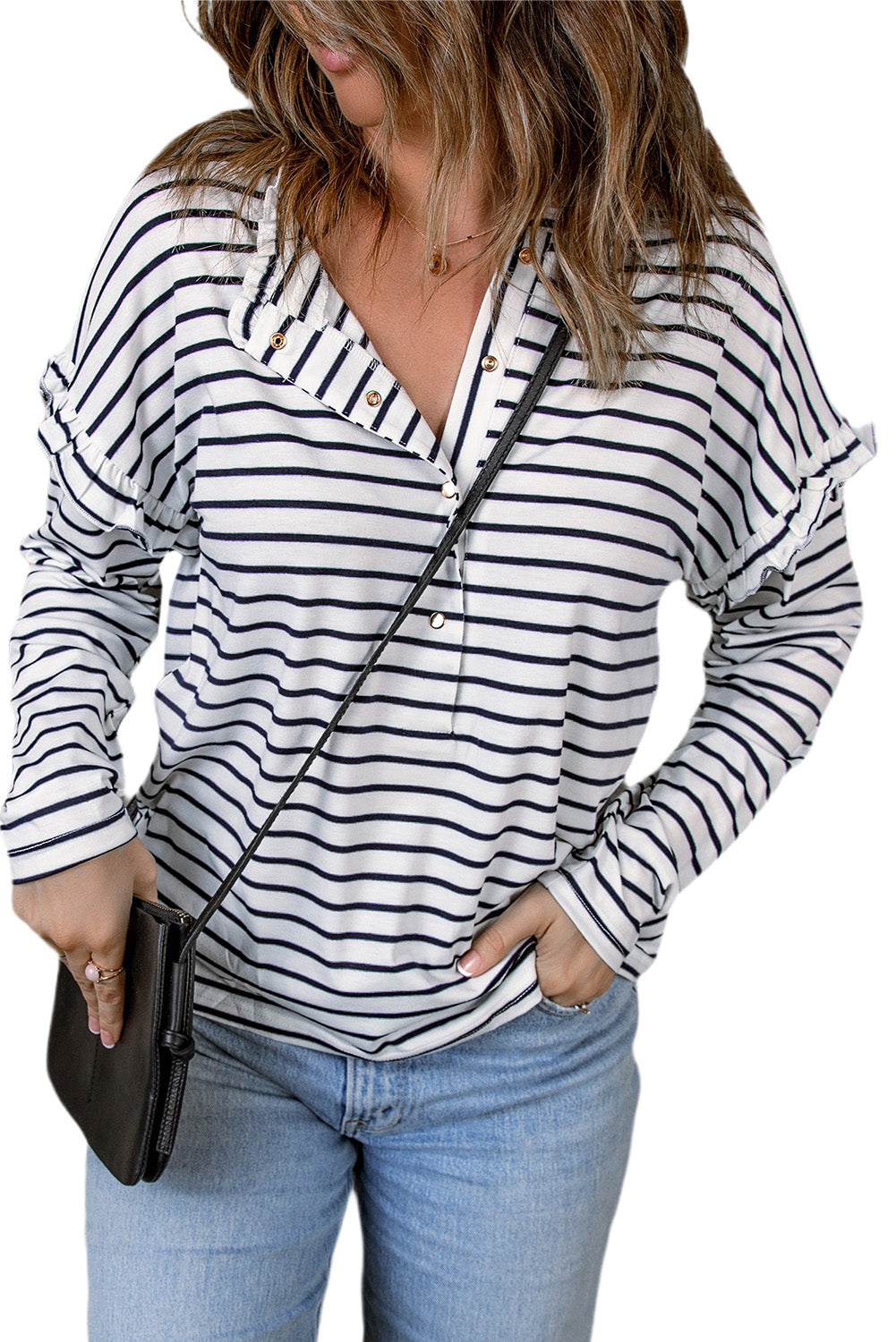 Striped Long Sleeve Top