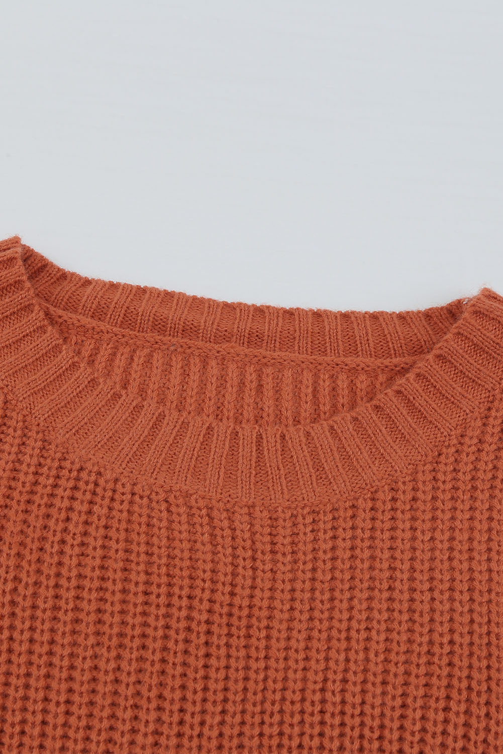 Bubble Sleeve Cropped Knit Sweater