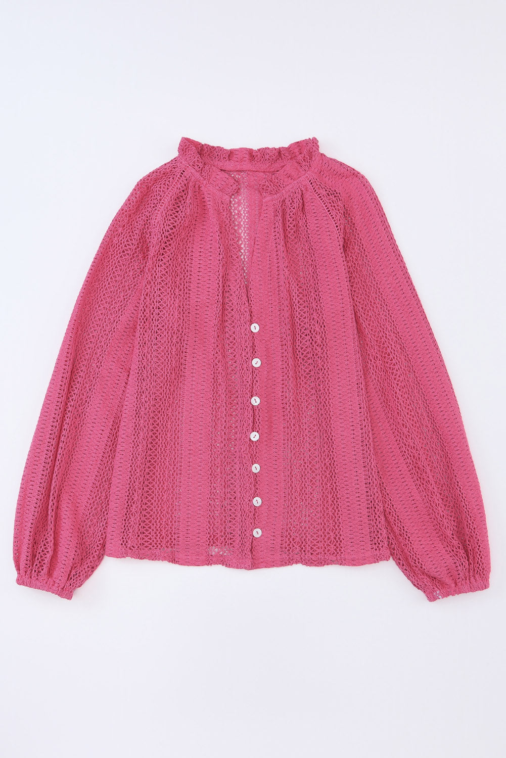 Raglan Sleeve Crochet Top