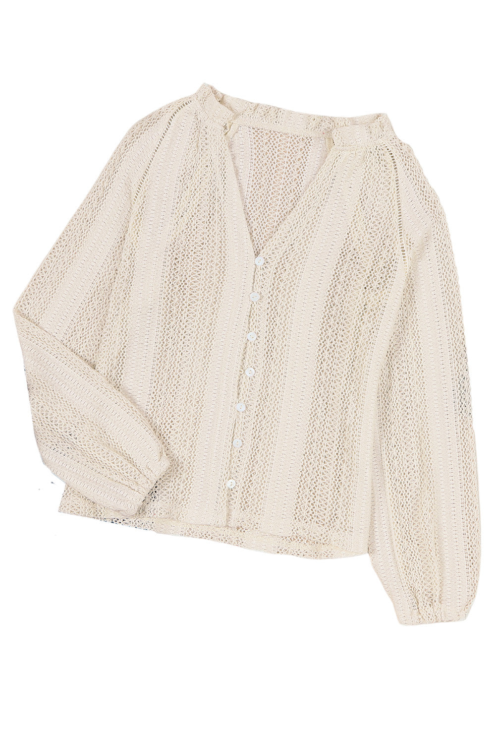 Raglan Sleeve Crochet Top