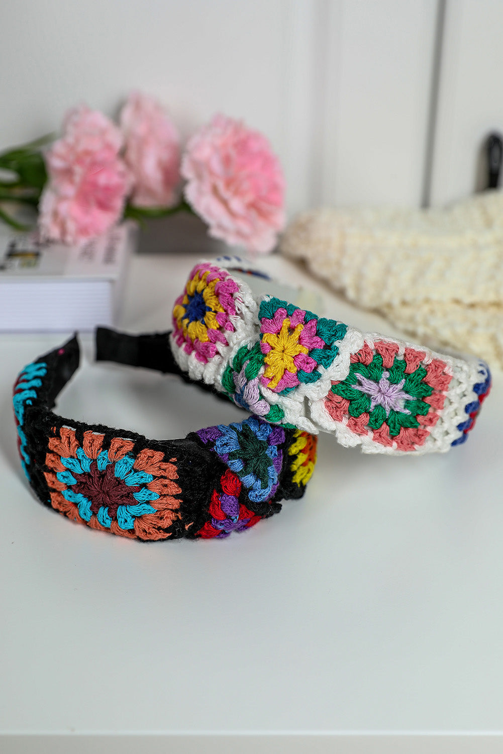 Knitted Bohemian Wide Headband