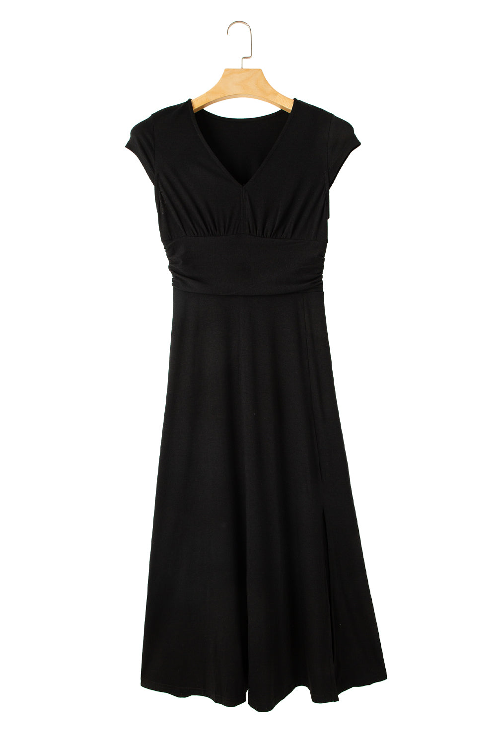Deep V Neck Maxi Dress