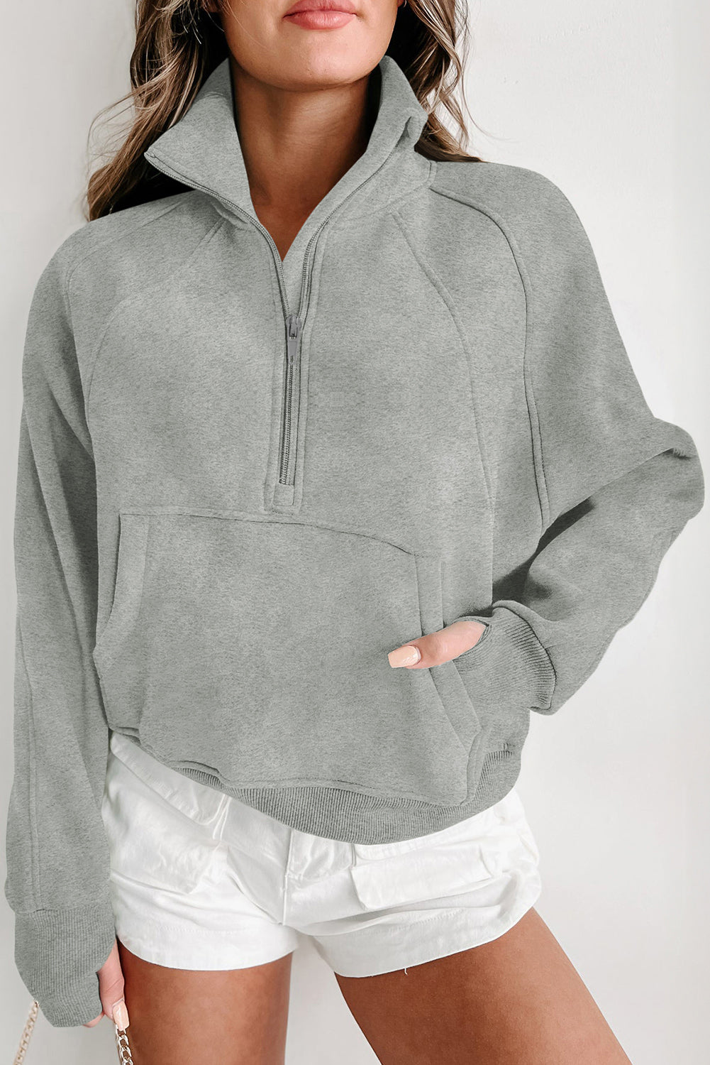 Half Zip Sweatshirt