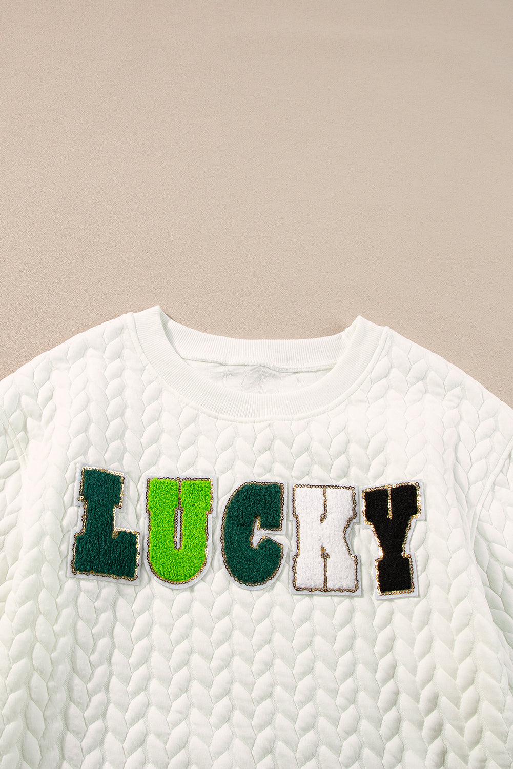 Merry and Bright Quilted Ugly Sweater