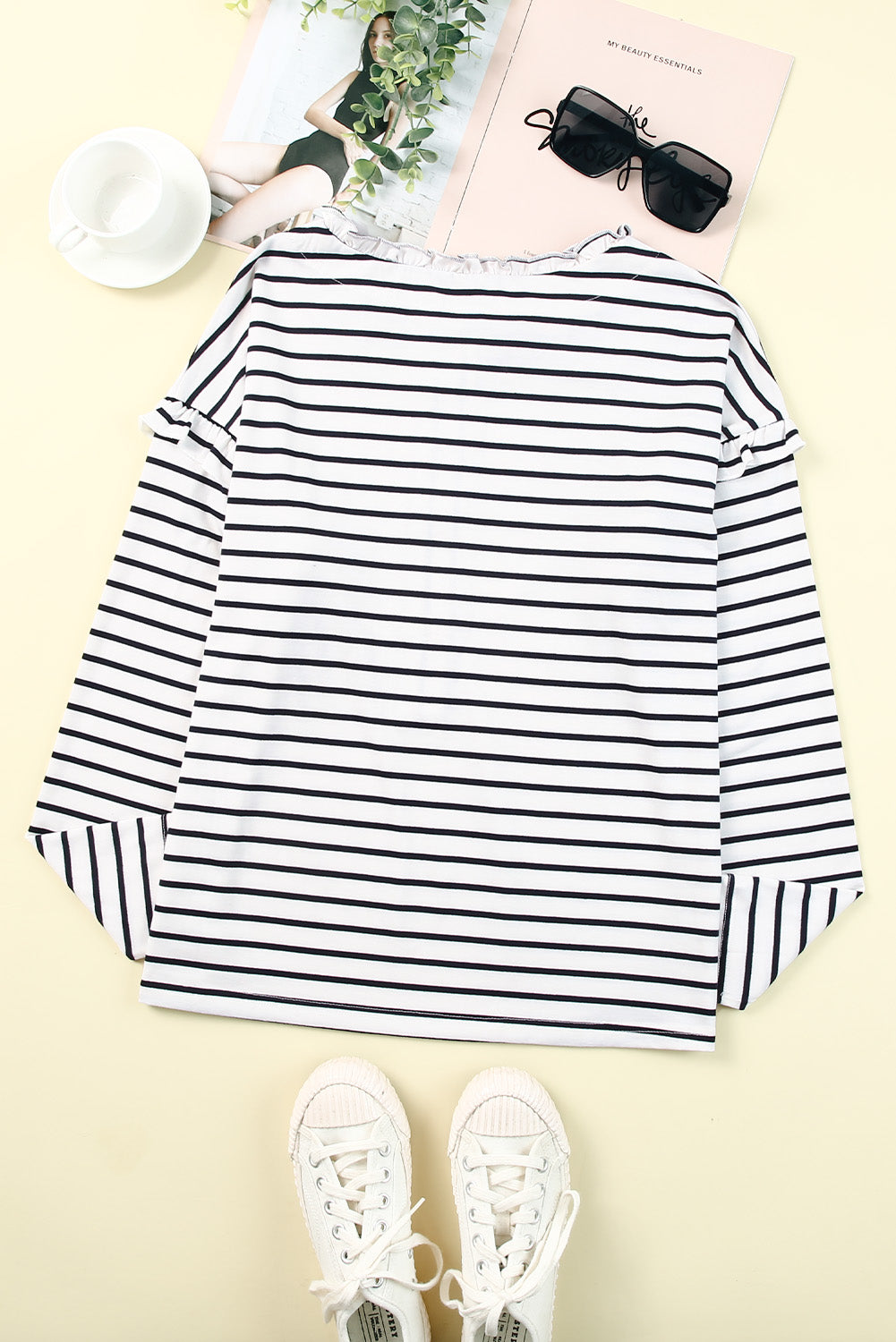 Striped Long Sleeve Top