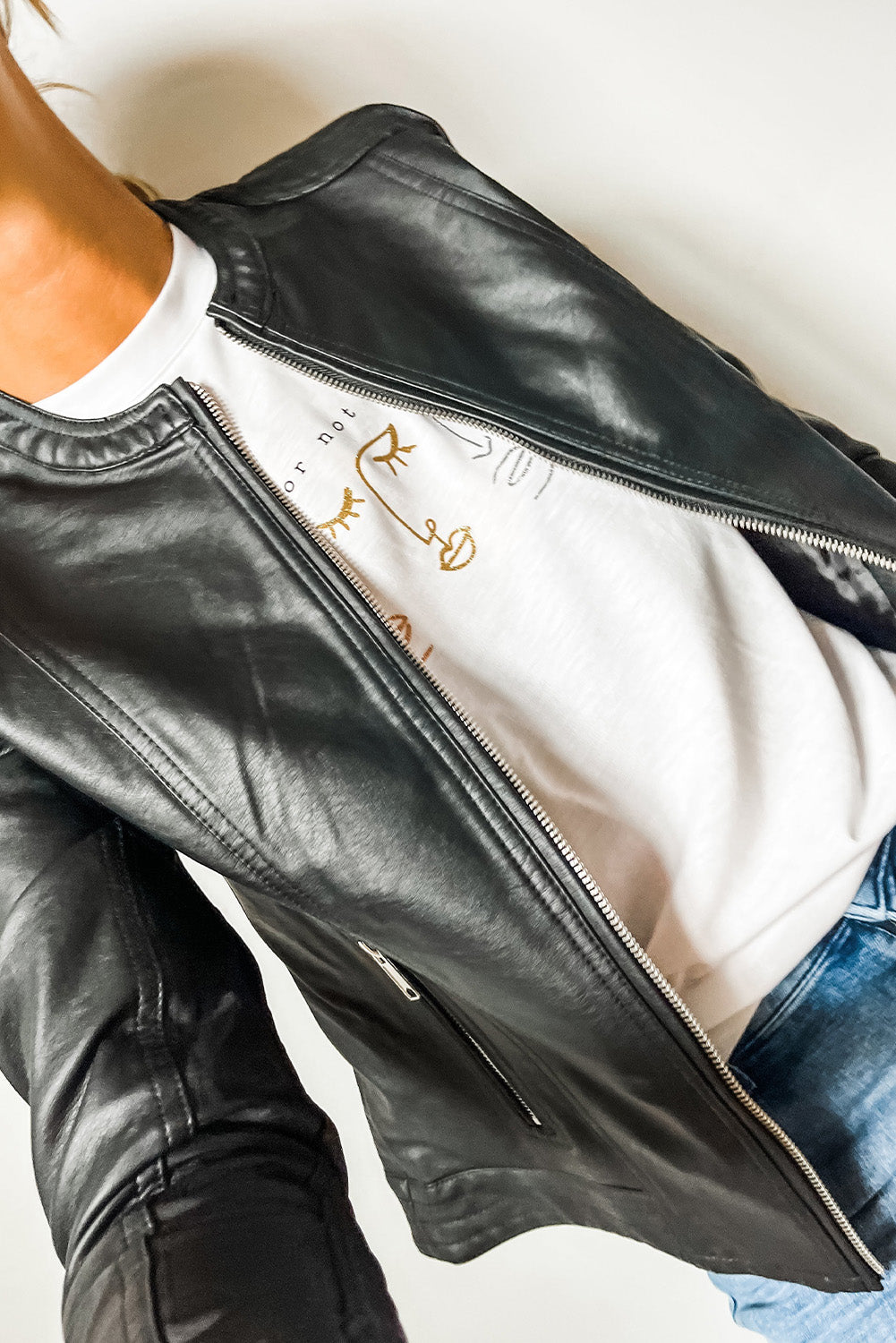 Spin me Round - Round Neck Zipper Jacket