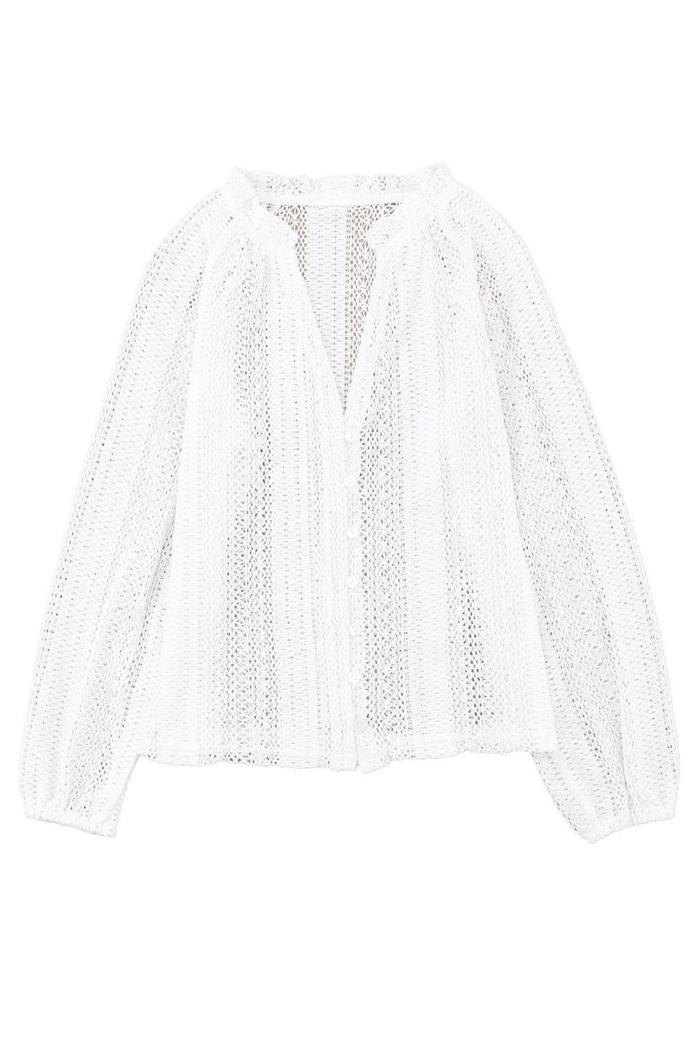 Raglan Sleeve Crochet Top