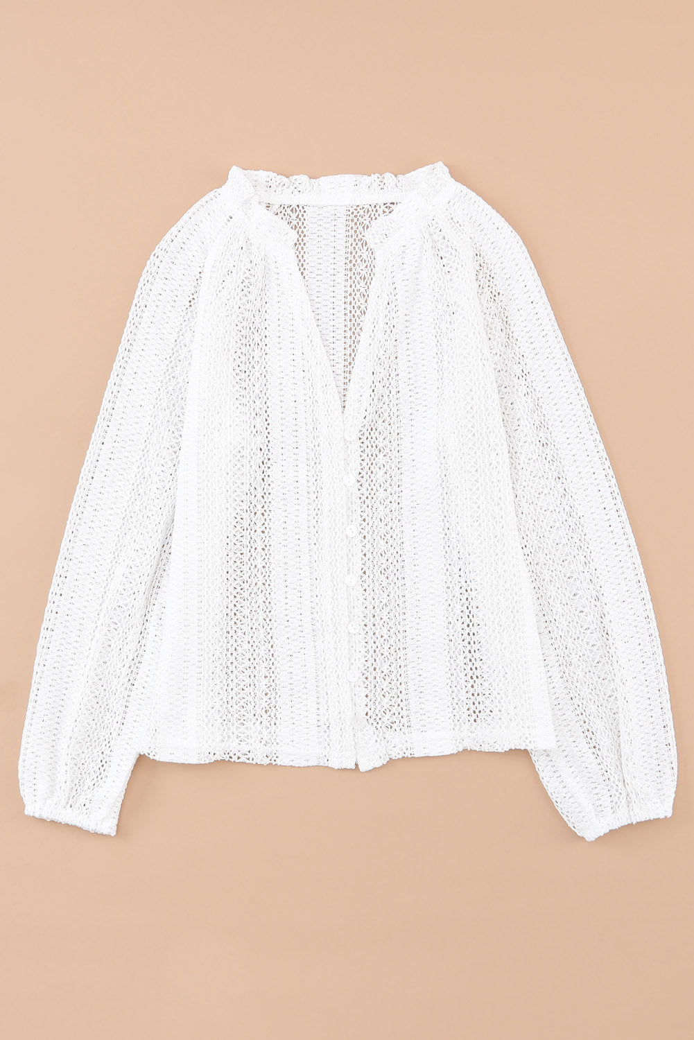 Raglan Sleeve Crochet Top