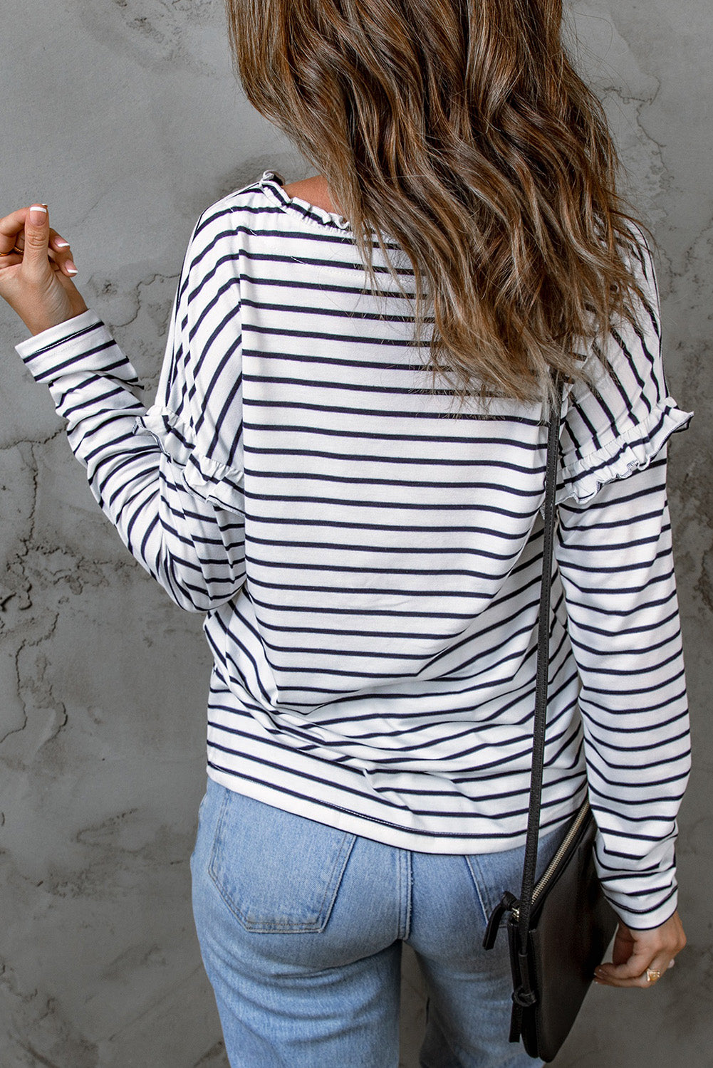 Striped Long Sleeve Top