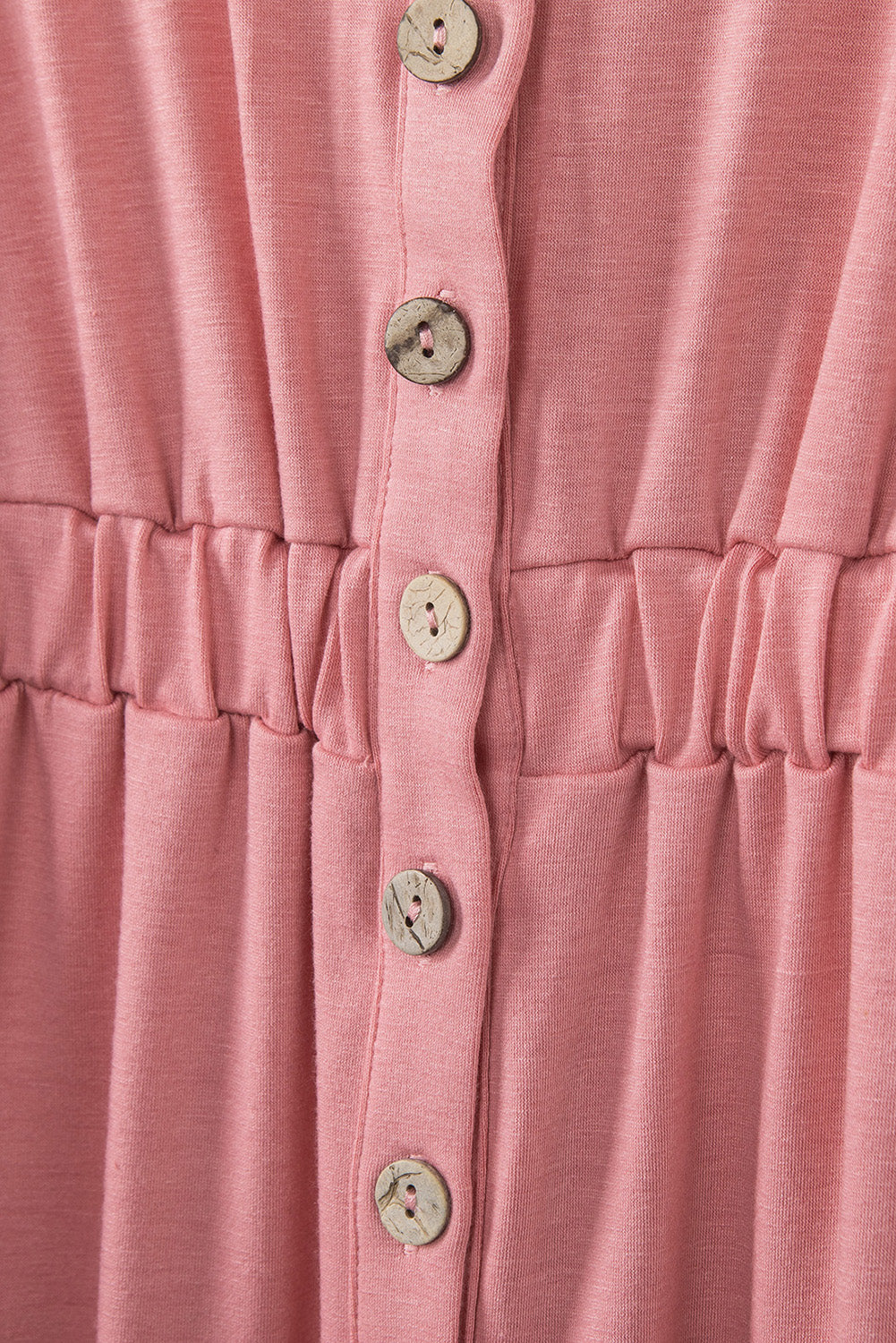 Sleeveless Button Front Short Basics Dress