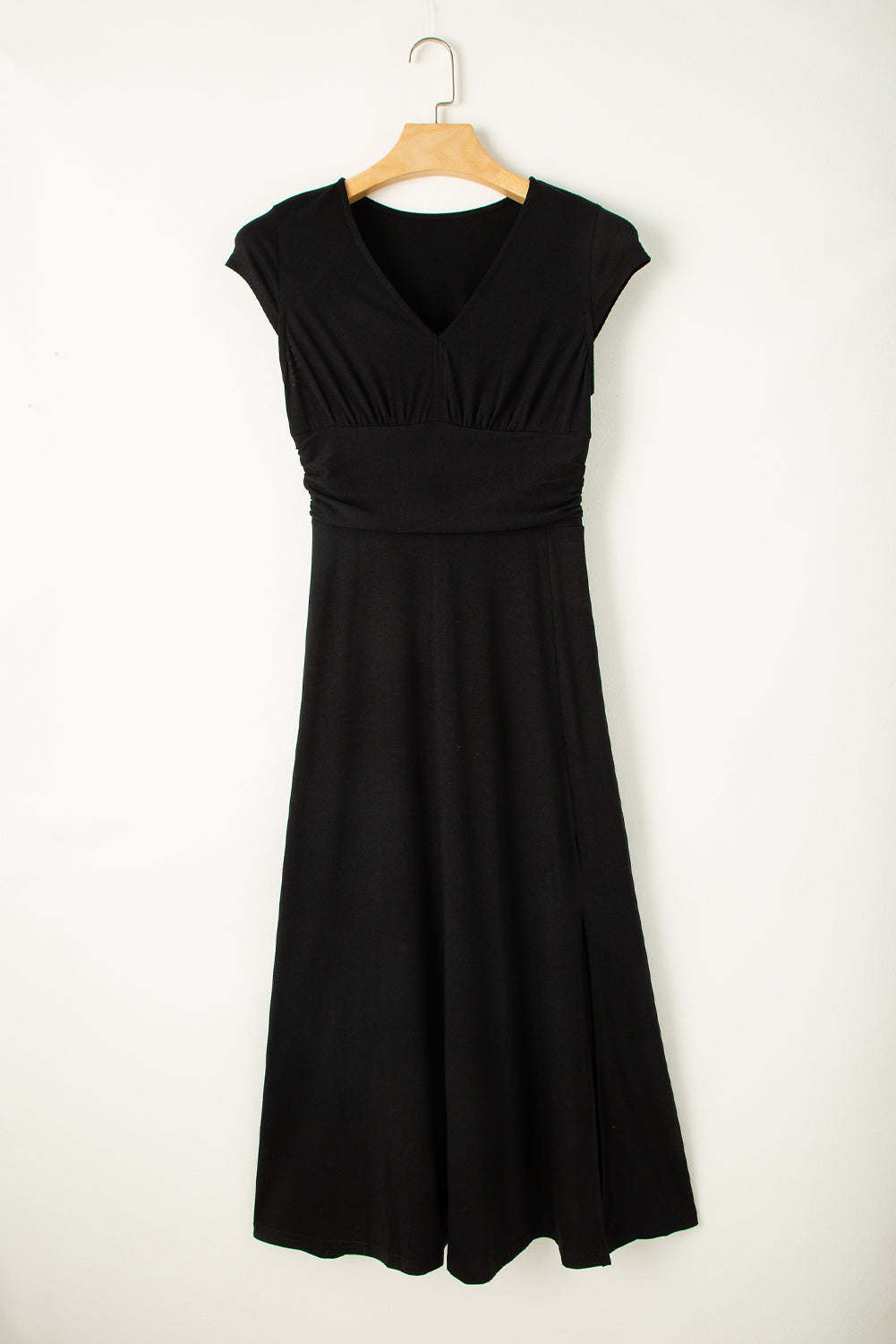 Deep V Neck Maxi Dress
