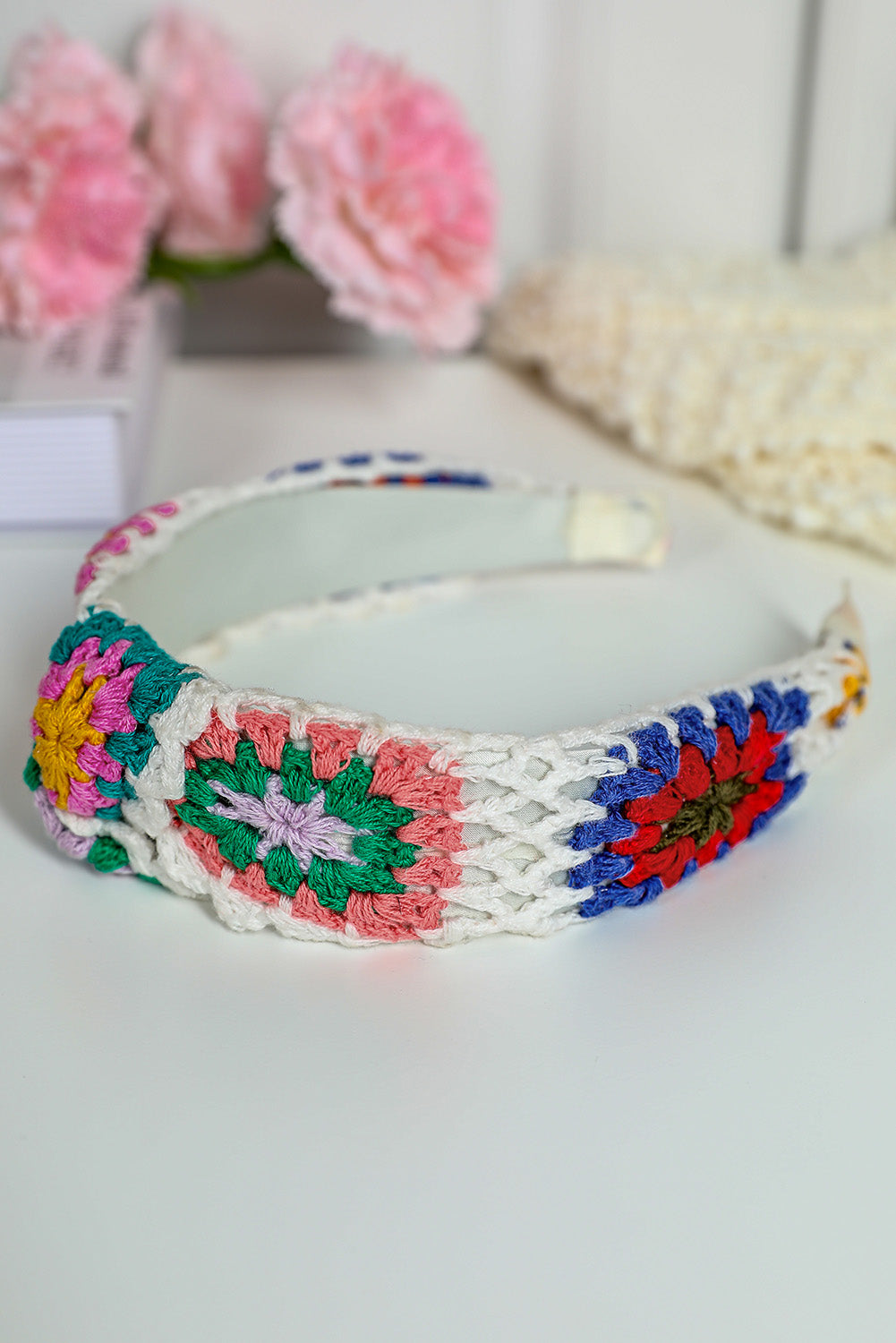 Knitted Bohemian Wide Headband