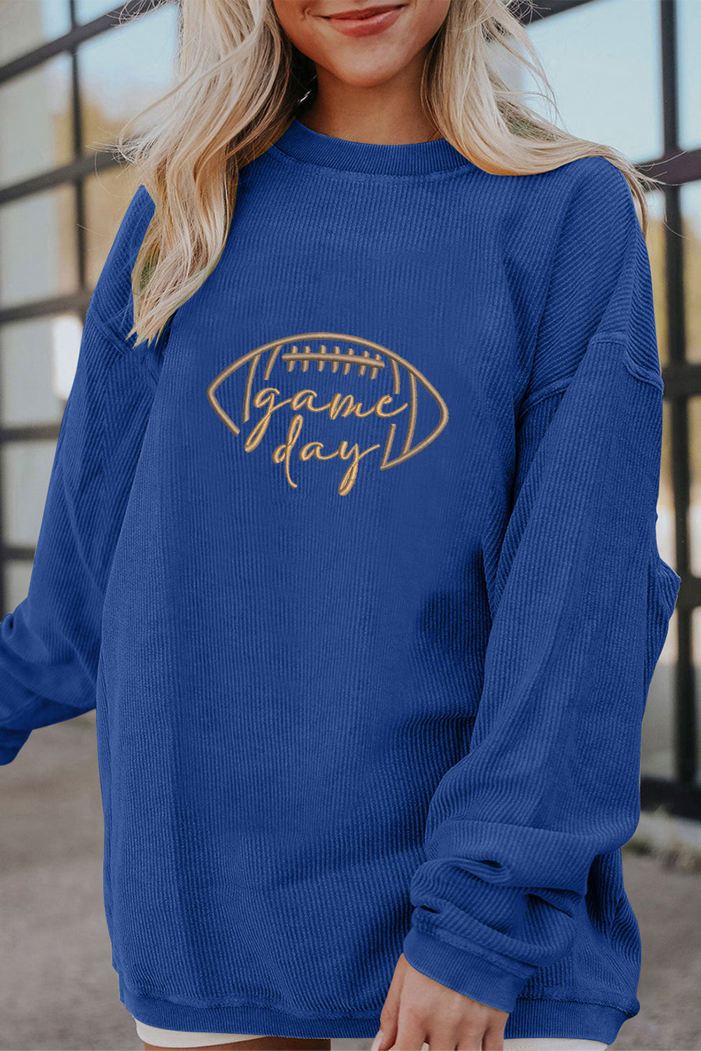 Game Day Embroidered Sweatshirt