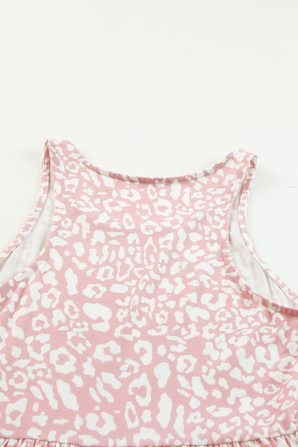 Leopard Pocketed Maxi Tank Dress