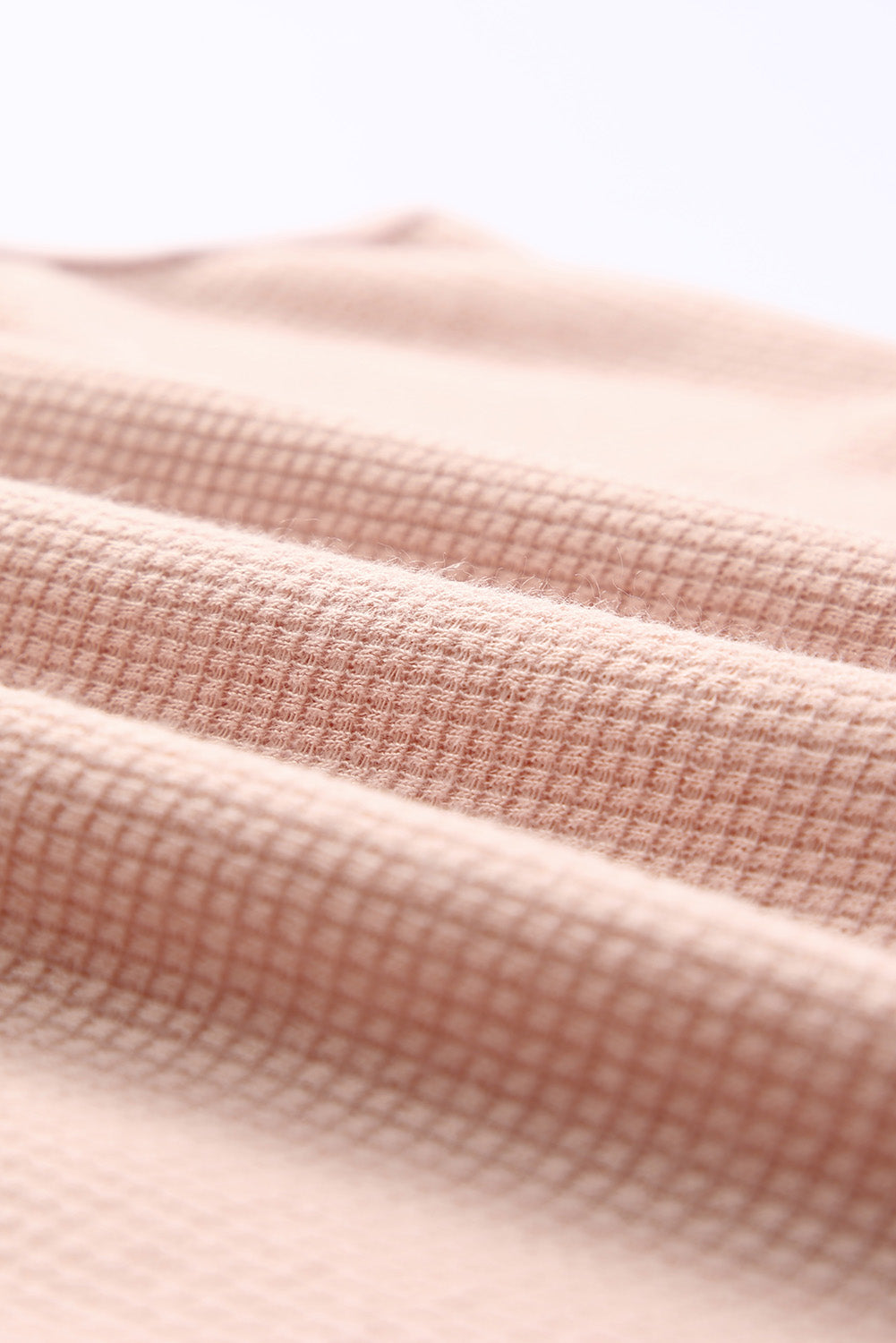 Plain Basic Waffle Knit U Neck Tank Top