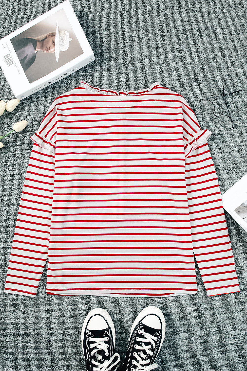 Striped Long Sleeve Top