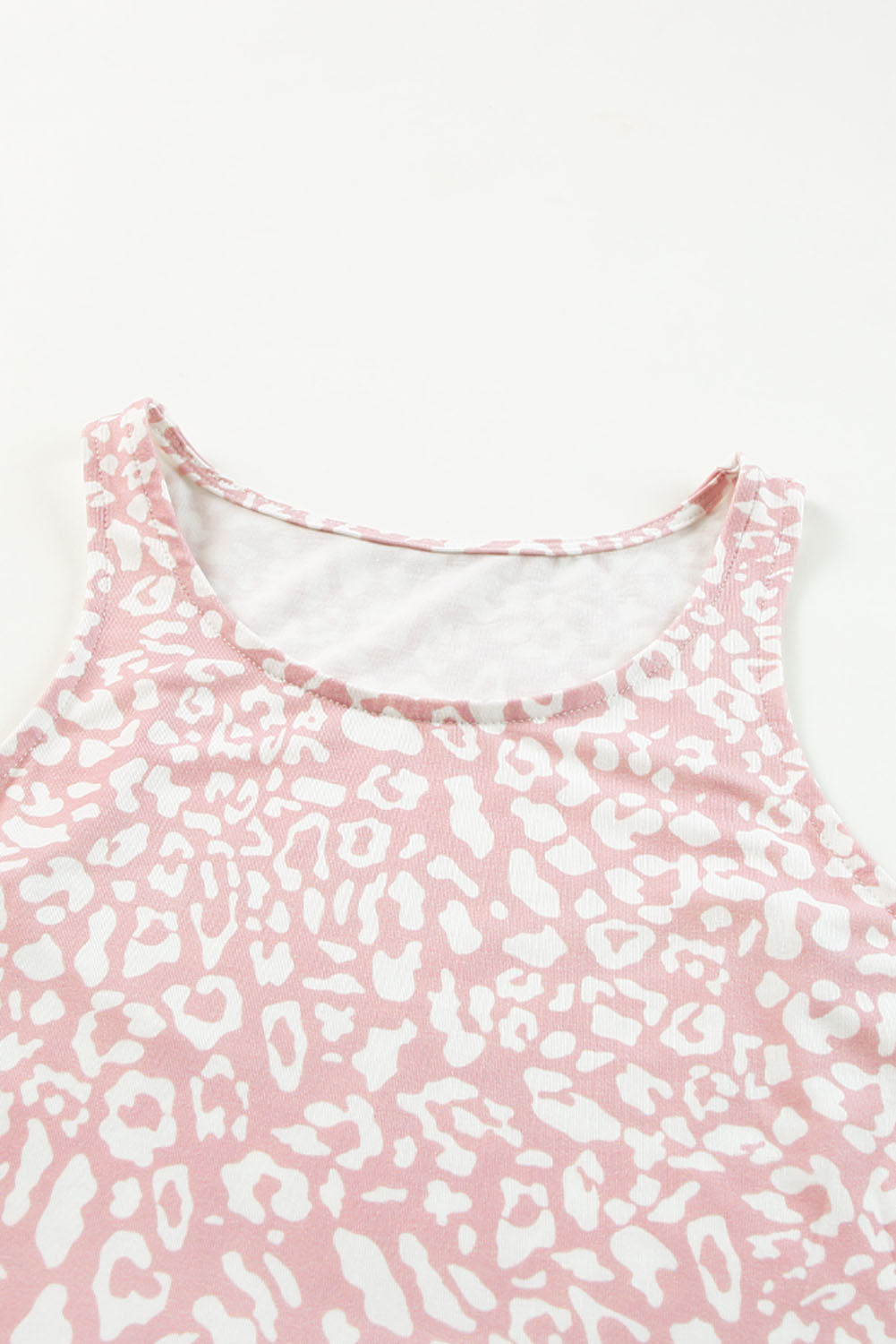 Leopard Pocketed Maxi Tank Dress