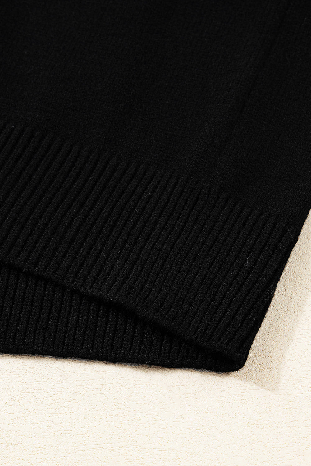 Crew Neck Drop Shoulder Sweater