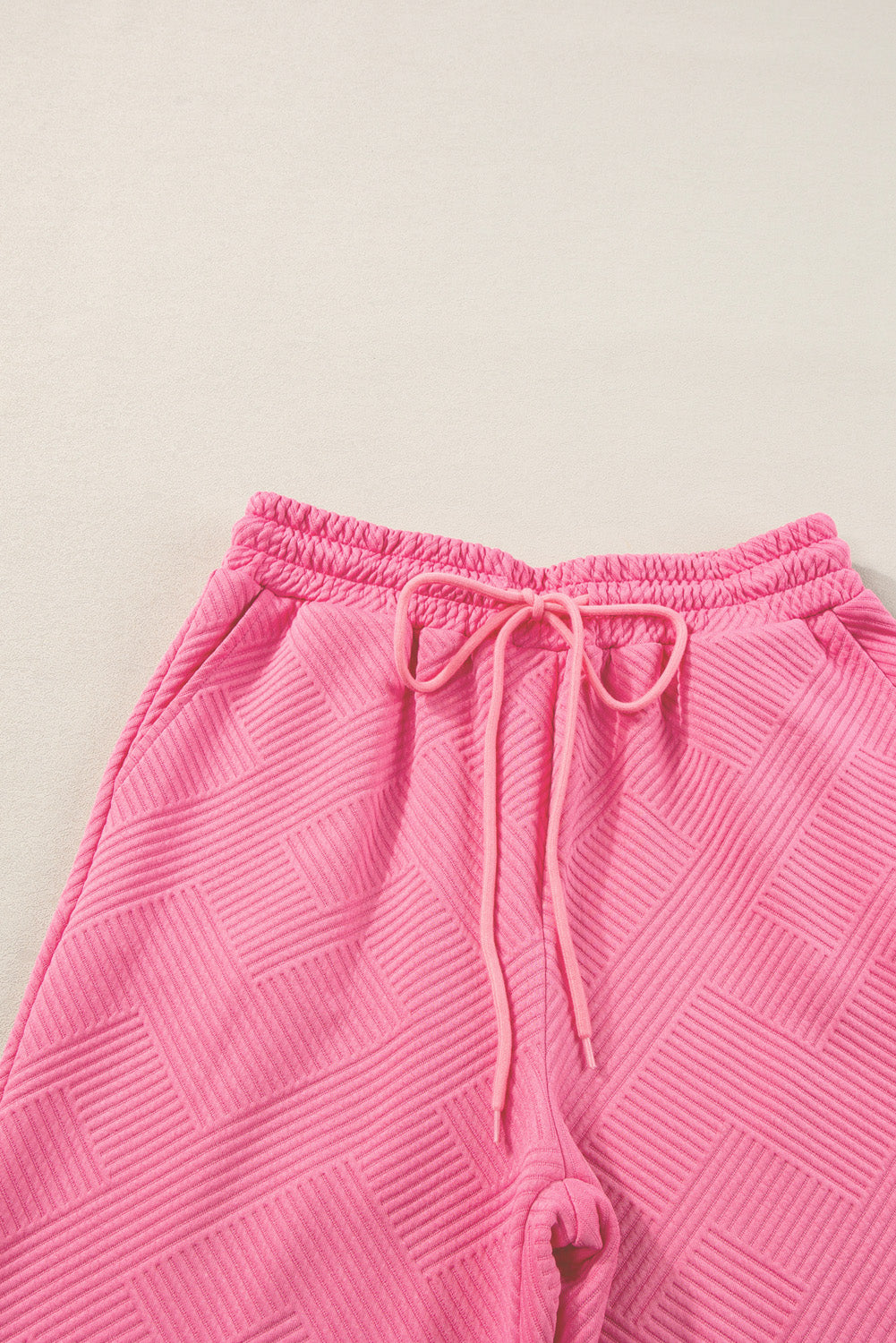 Loose Fit T Shirt and Drawstring Pants Set