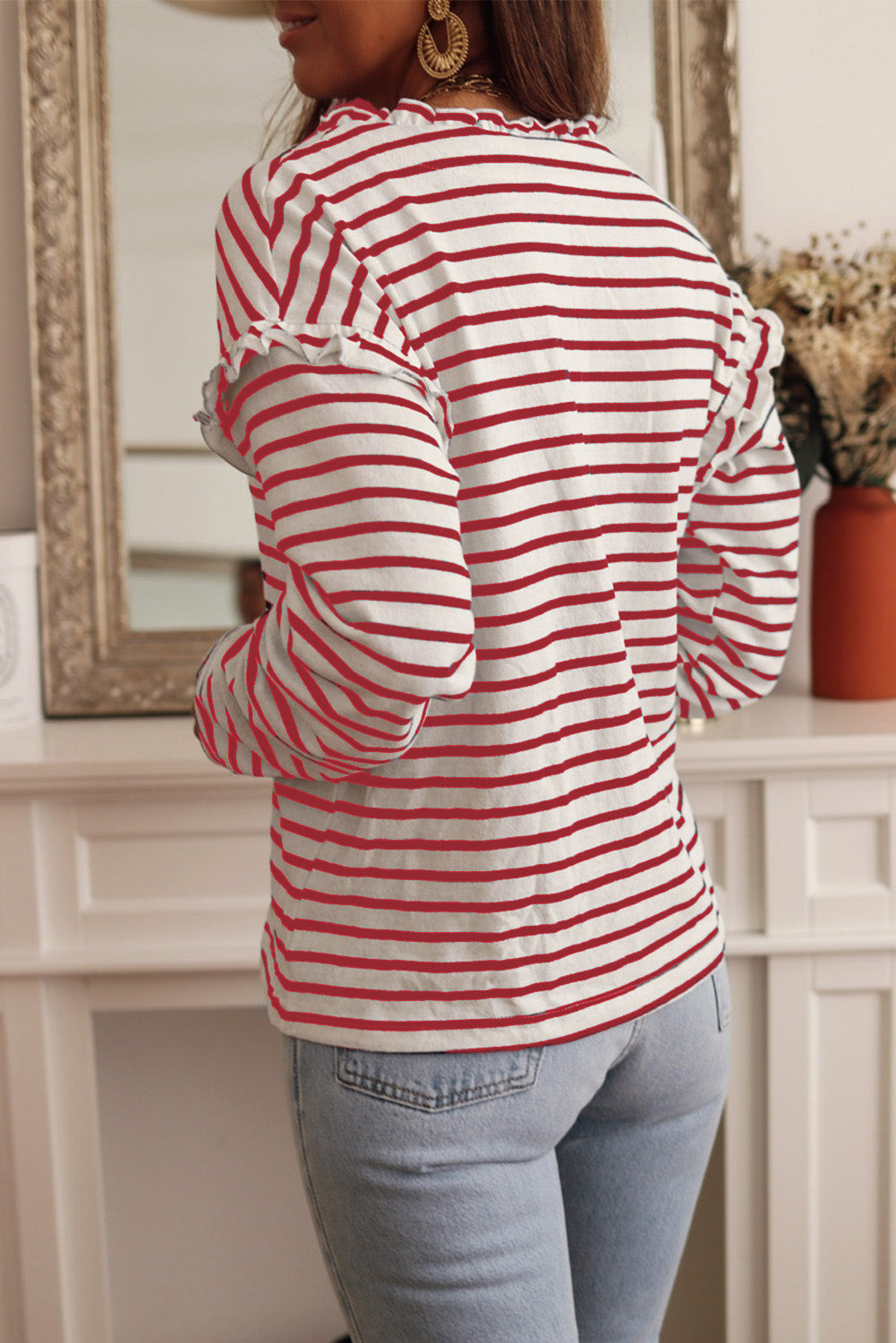 Striped Long Sleeve Top