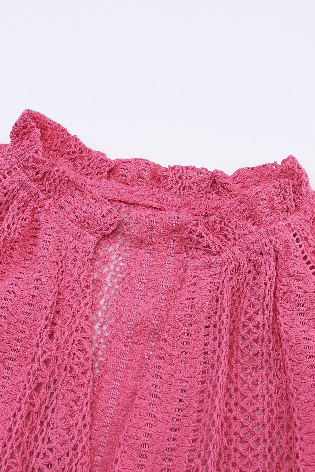 Raglan Sleeve Crochet Top