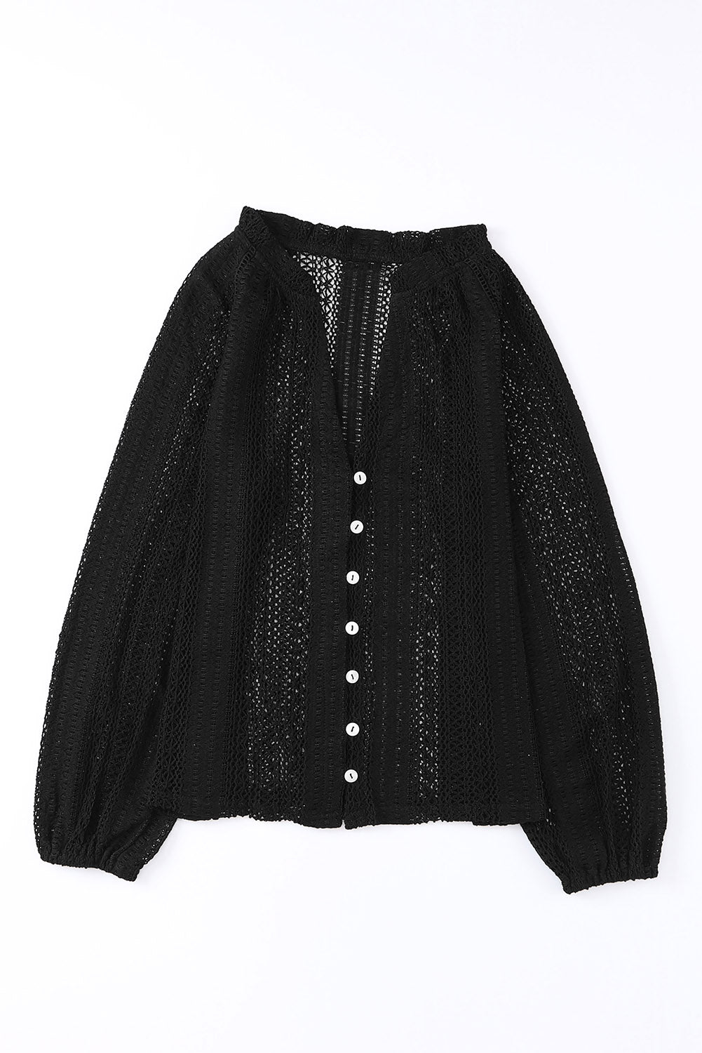 Raglan Sleeve Crochet Top