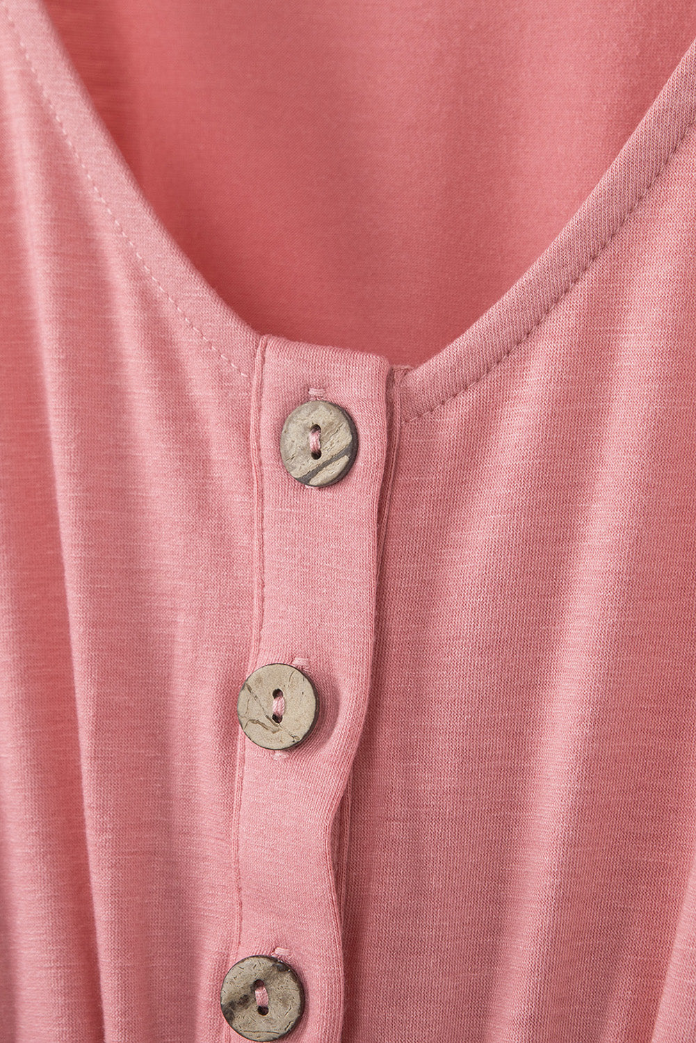 Sleeveless Button Front Short Basics Dress