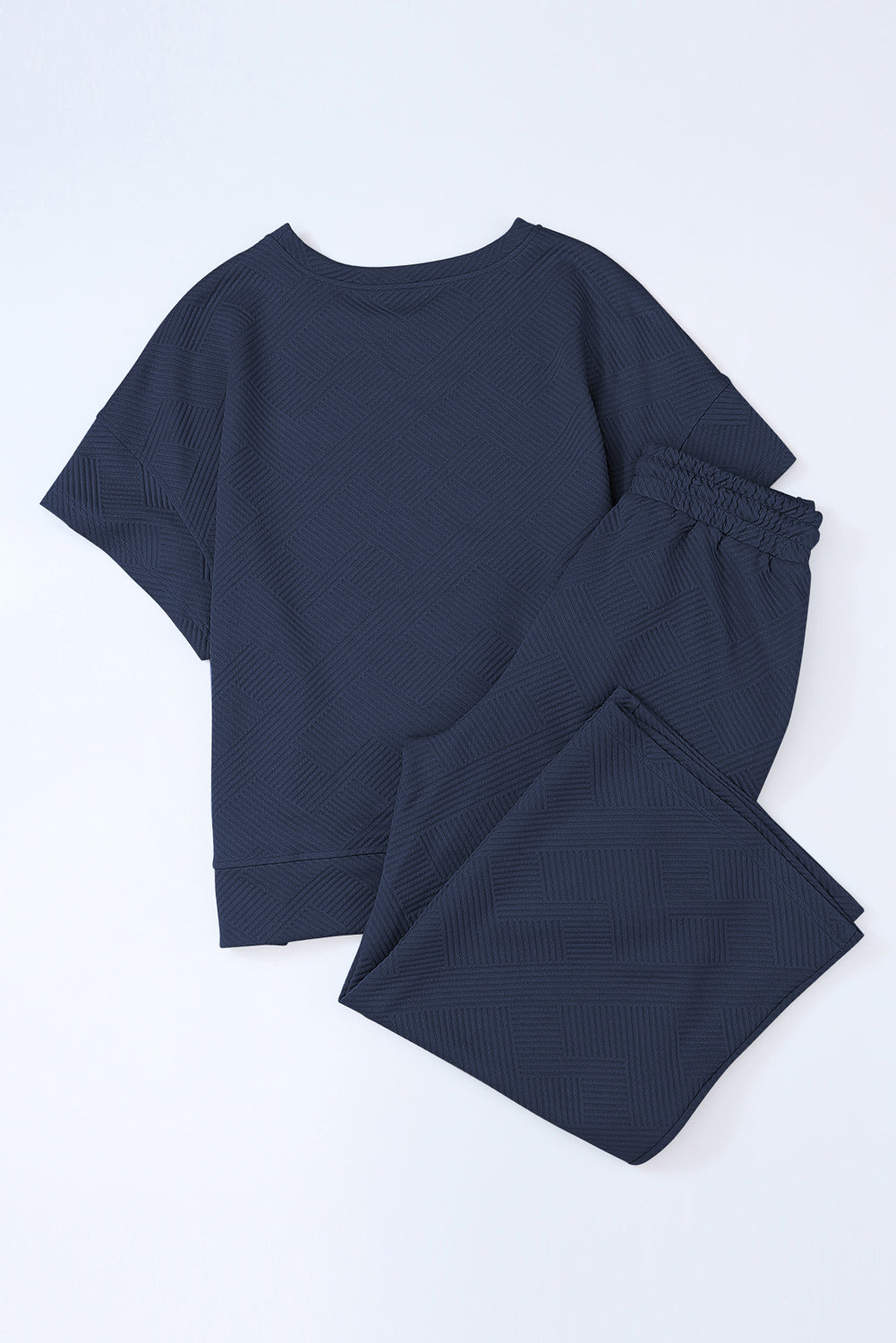 Loose Fit T Shirt and Drawstring Pants Set