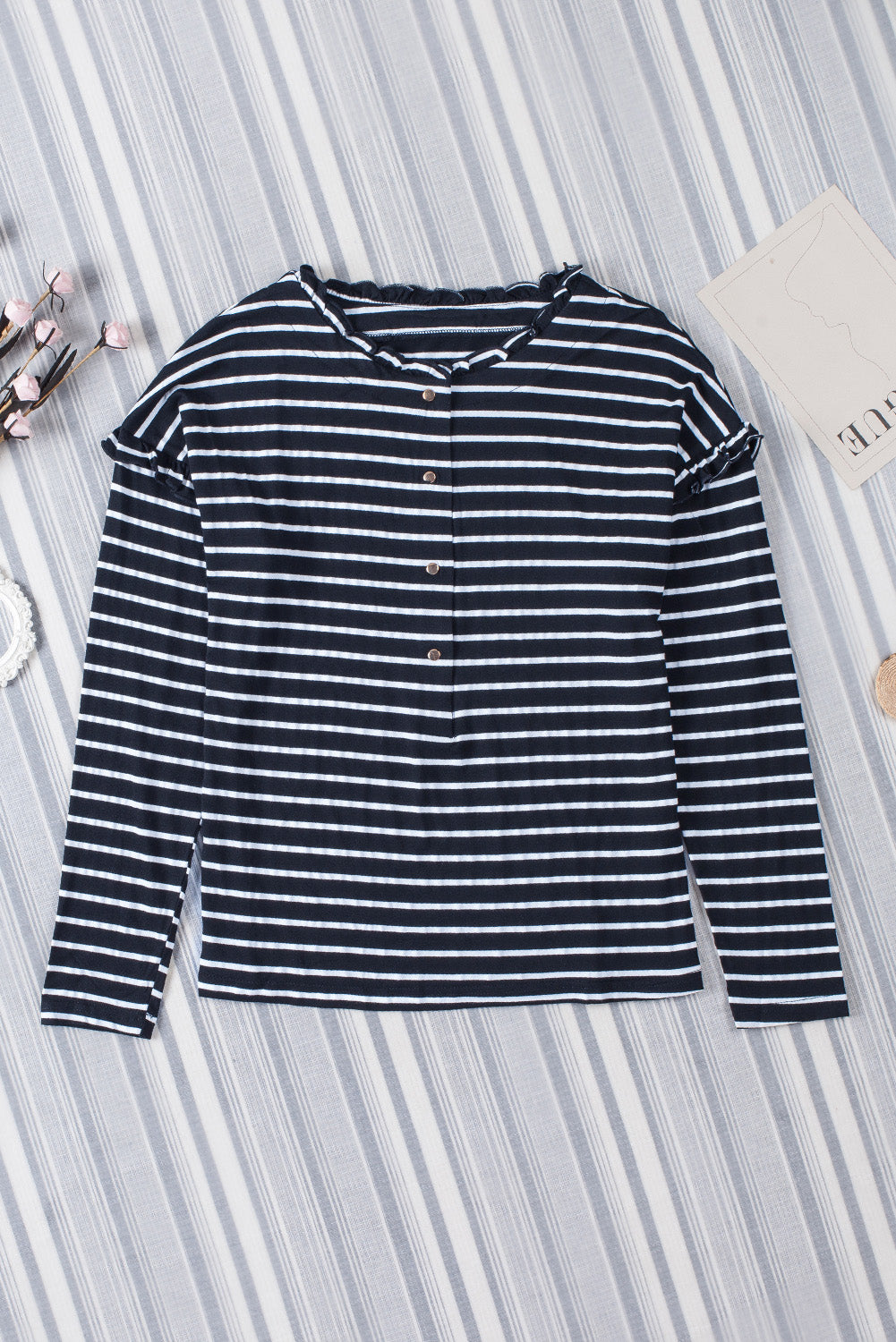 Striped Long Sleeve Top