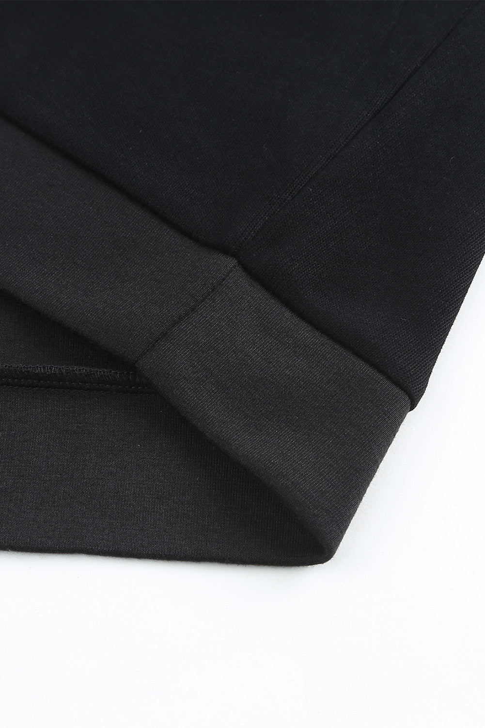 Plain Casual Button Front Pullover Hoodie