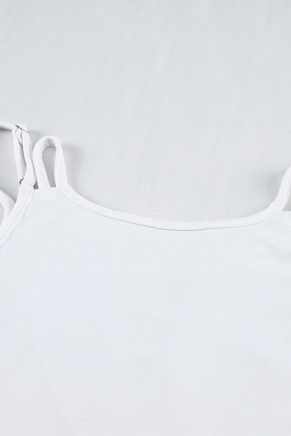 Wine Red Ladder Hollow-out Tank Top