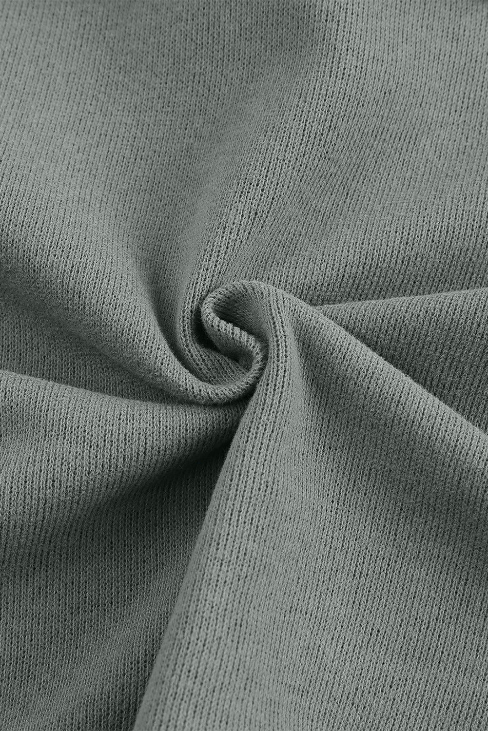 Plain Casual Button Front Pullover Hoodie