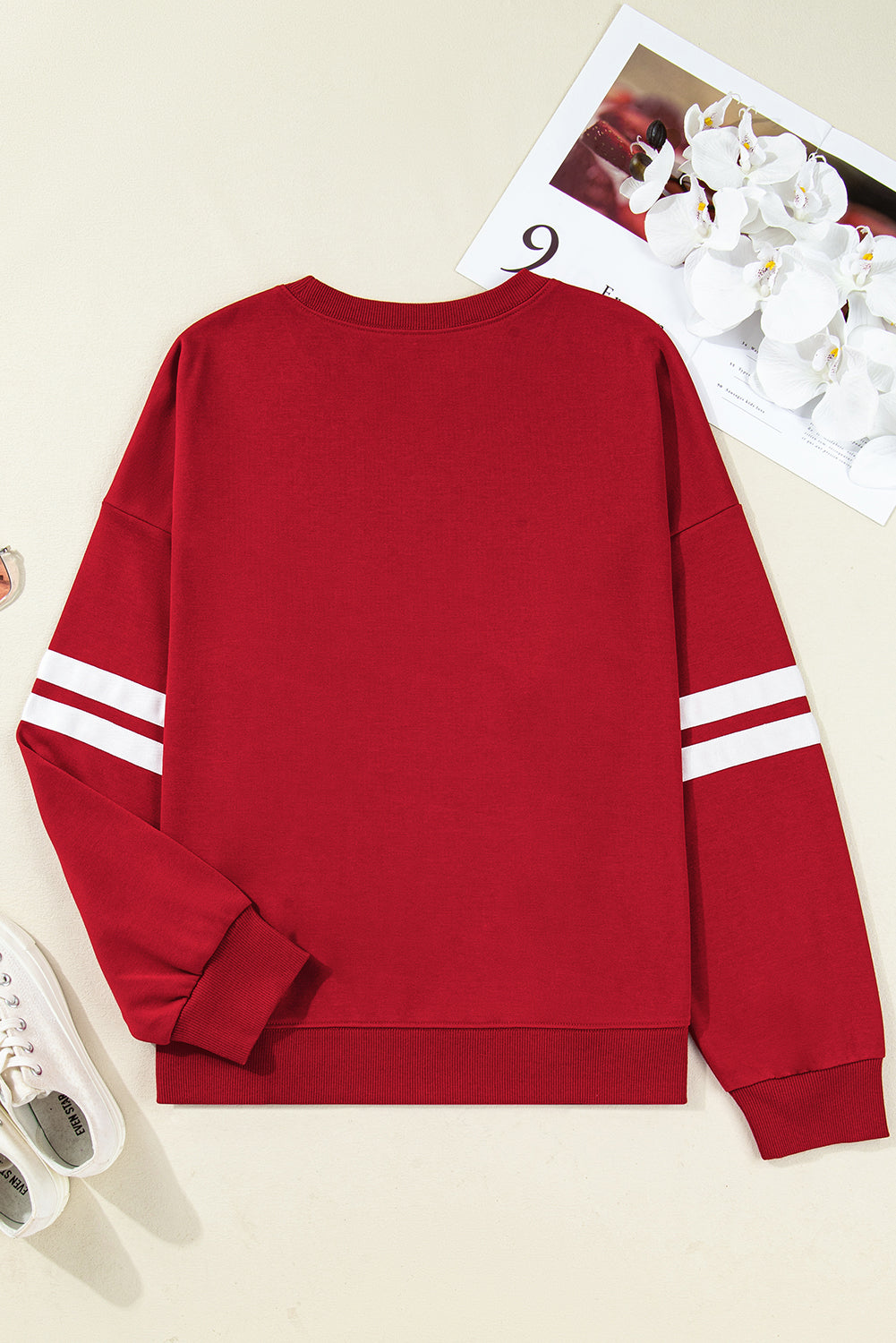 Varsity Round Neck Sweatshirt
