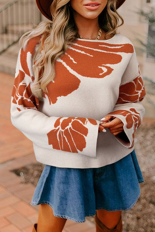 Drop Sleeve Baggy Sweater