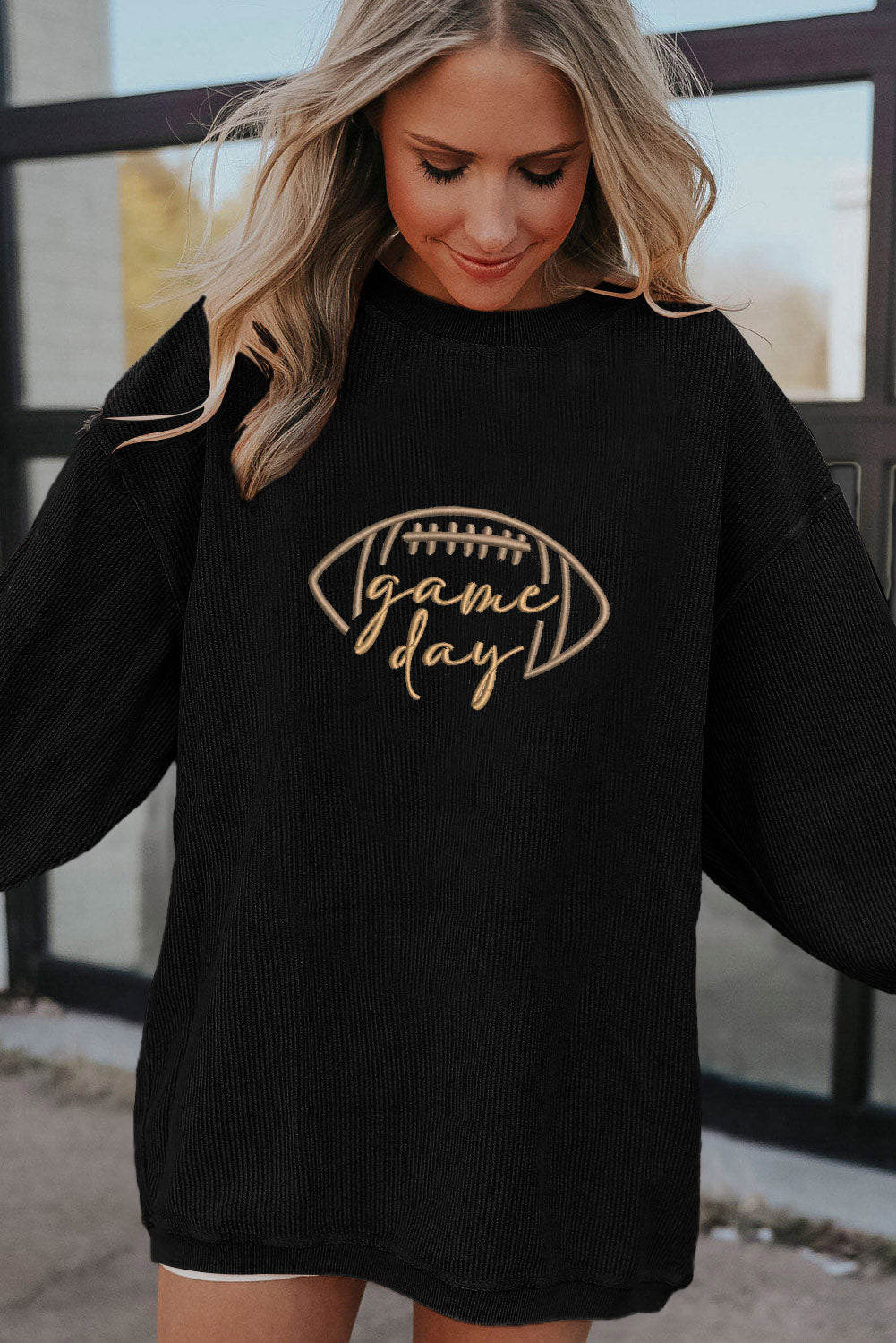 Game Day Embroidered Sweatshirt